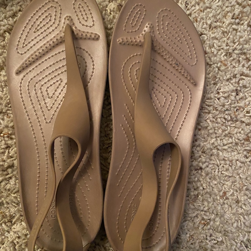 Crocs Women's Bronze  Sandals